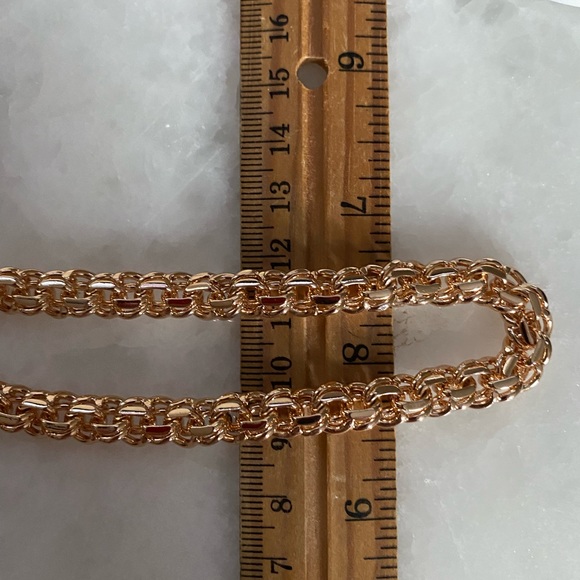 Bismark 25”/8mm Chain  gold plated 18K  NWOT - Picture 5 of 16
